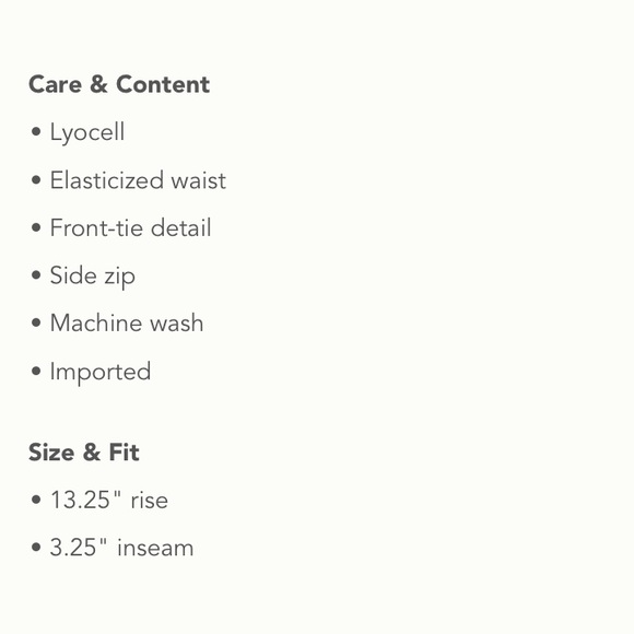 NWT anthro high rise tie front skirted short - Picture 6 of 6